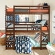 preview thumbnail 1 of 22, Middlebrook Browning Solid Wood Twin Triple Bunk Bed