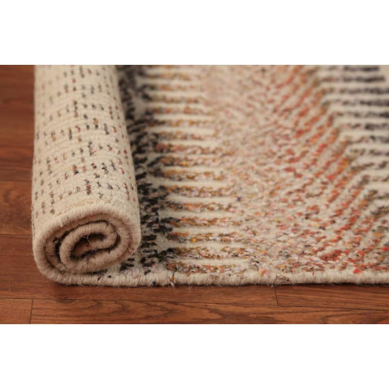 Moroccan Indian Accent Rug Handmade Wool Carpet - 2'0"x 3'0"