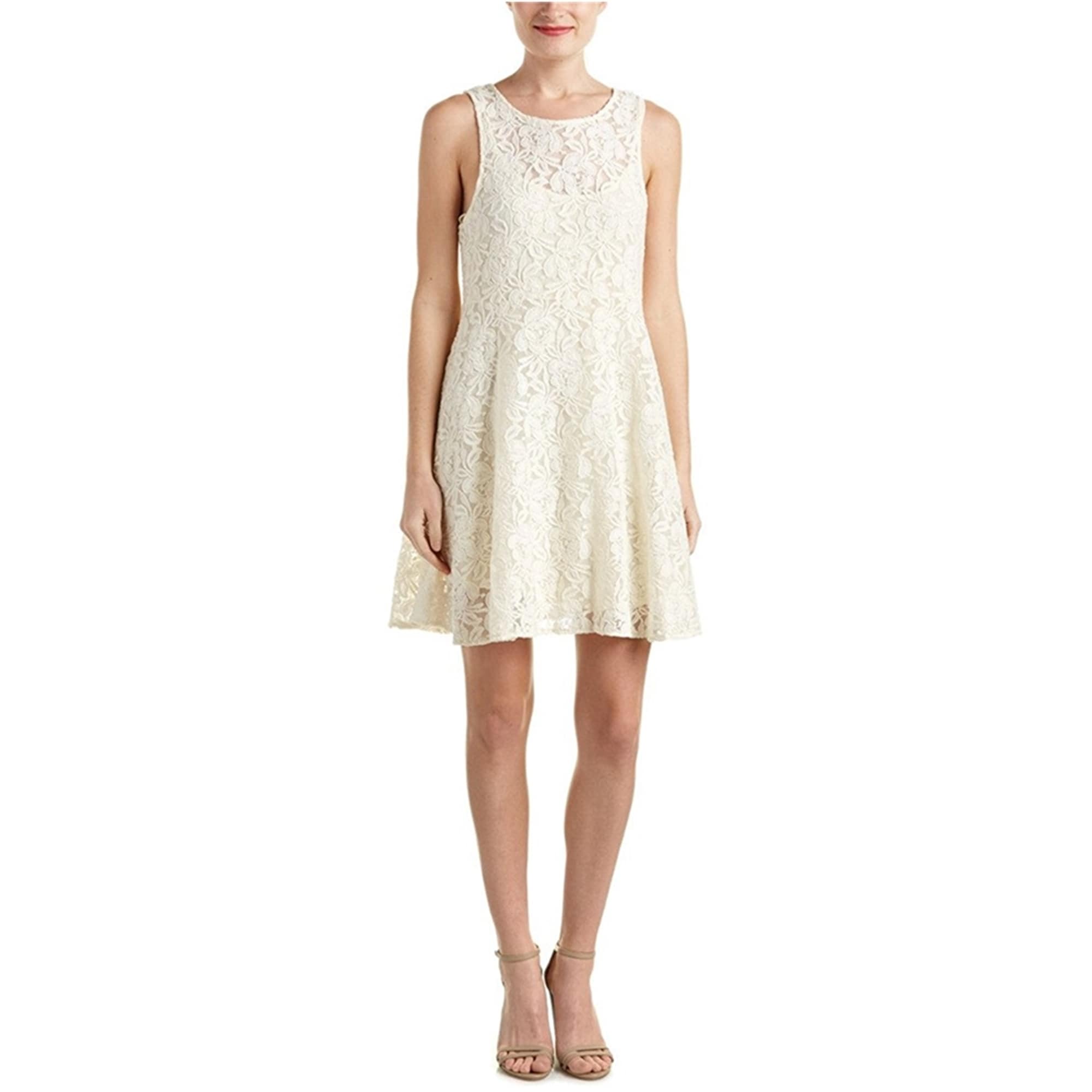 Free People Womens Miles Of Lace Shift Dress, Off-White, Medium - Overstock - 41856830 Free People Womens Miles Of Lace Shift Dress, Off-White, Medium - Overstock - 41856830