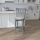 preview thumbnail 1 of 37, Hillsdale Furniture Savana Wood Upholstered Swivel Stool