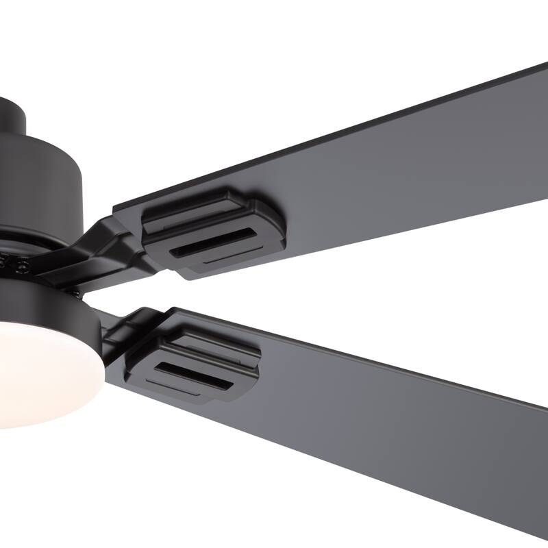 2 Set 42" Reversible 5-Blade Integrated LED Ceiling Fan with Light and Remote