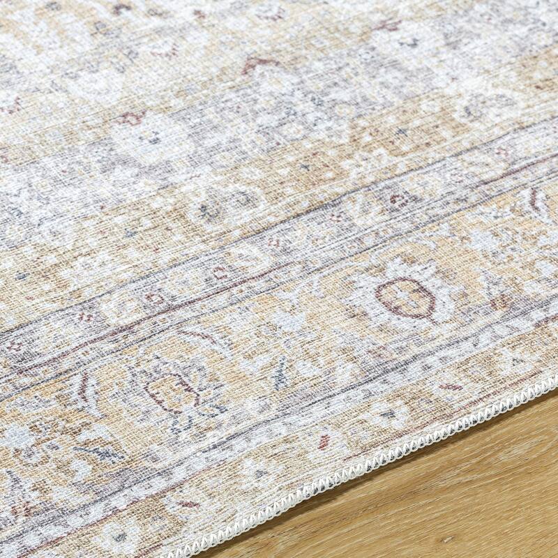 Livabliss Amelie Washable Traditional Area Rug