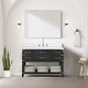 preview thumbnail 1 of 40, Lexora Norwalk Bath Vanity, Carrara Marble Top, Faucet Set, and Mirror