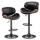 preview thumbnail 74 of 78, Bar Stools Adjustable Height Swivel Faux Leather Armless Barstools