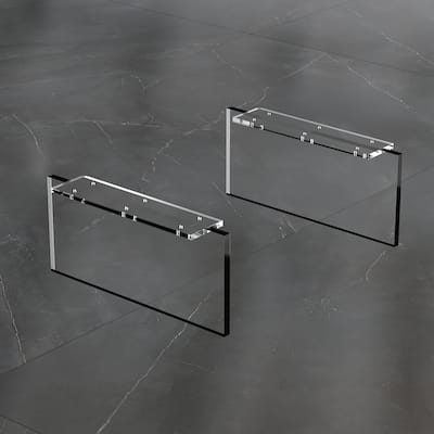Dowell Series 7009 Vanity Acrylic Leg, 7" (pkg of 2)