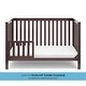 preview thumbnail 53 of 52, Storkcraft Hillcrest 4-in-1 Convertible Crib - Converts to Toddler Bed, Daybed, and Full-Size Bed, JPMA Certified