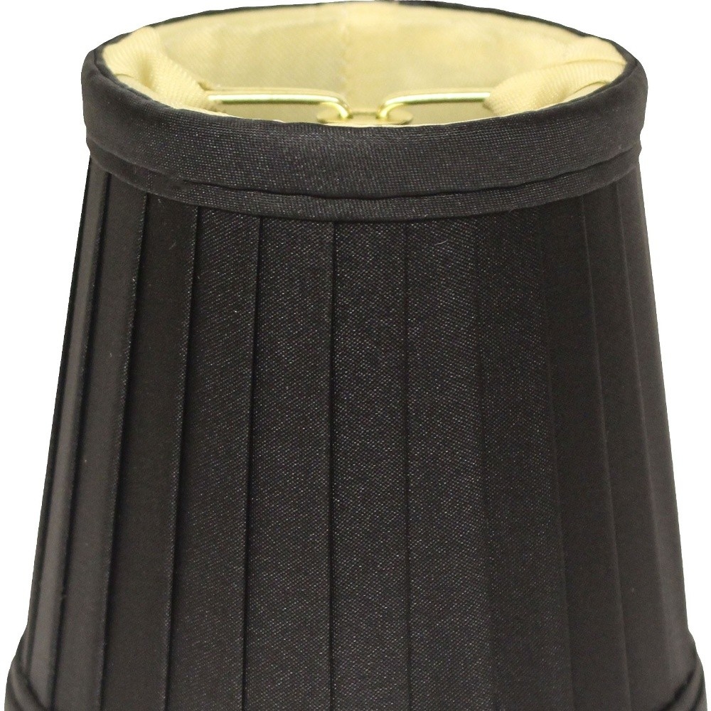 Black silk lampshade on sale