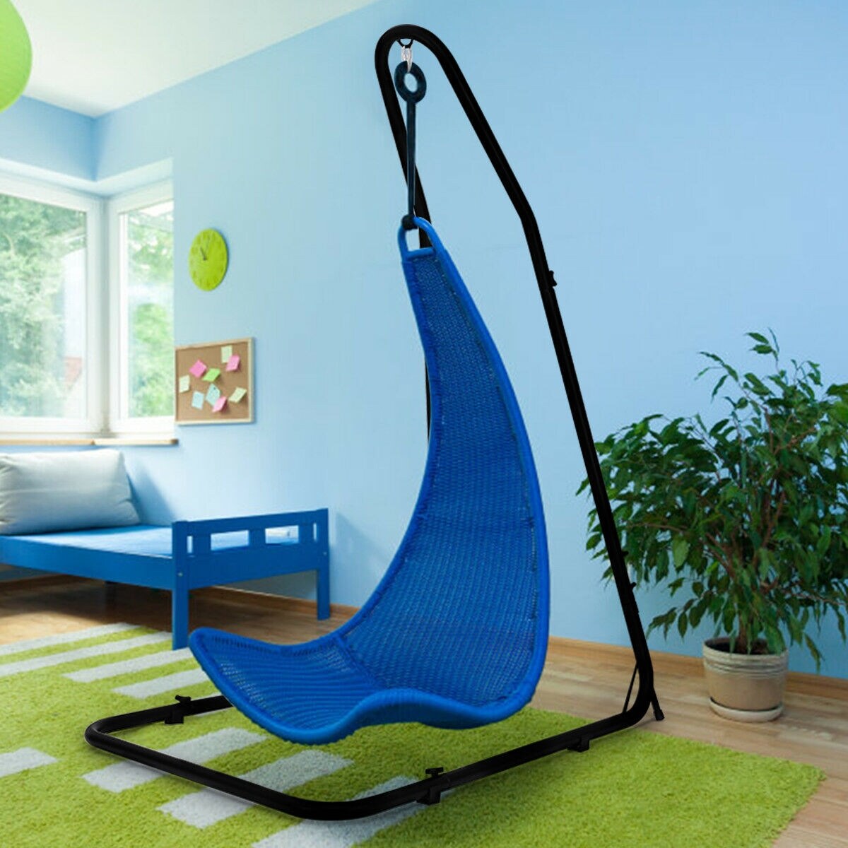 Shop Costway Adjustable Hammock Chair Stand For Hammocks Swings Hanging Overstock 16399323