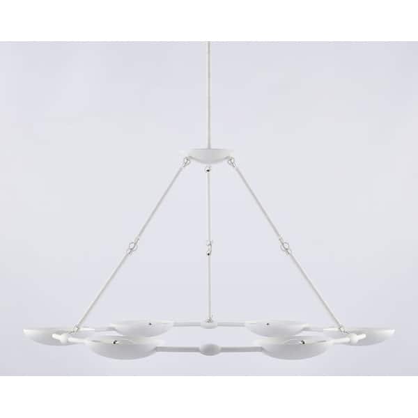 slide 2 of 10, Kovacs P1316 Undertas 6 Light 48" Wide Ring Chandelier Piastra Plaster