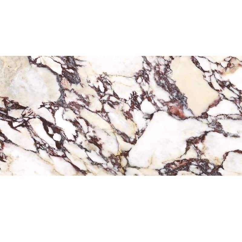 Cala Rosso 12x24 Viola Glossy Porcelain Tile - Floor, Wall - Large Format