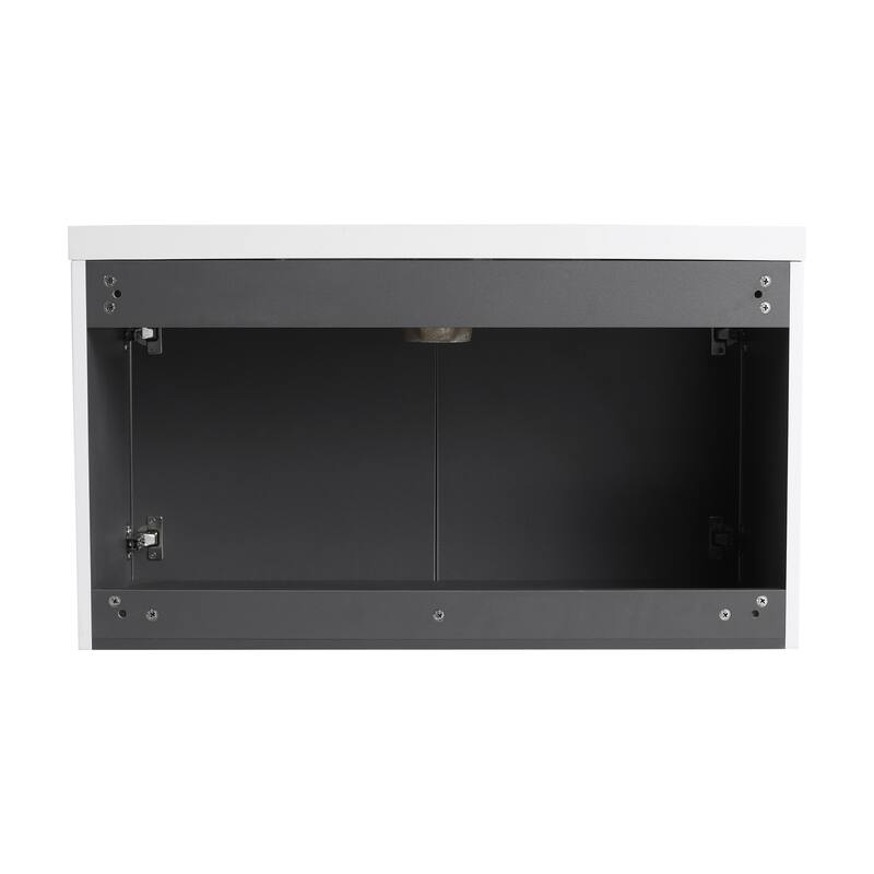 Wall Mounted Bathroom Vanity with Resin Sink
