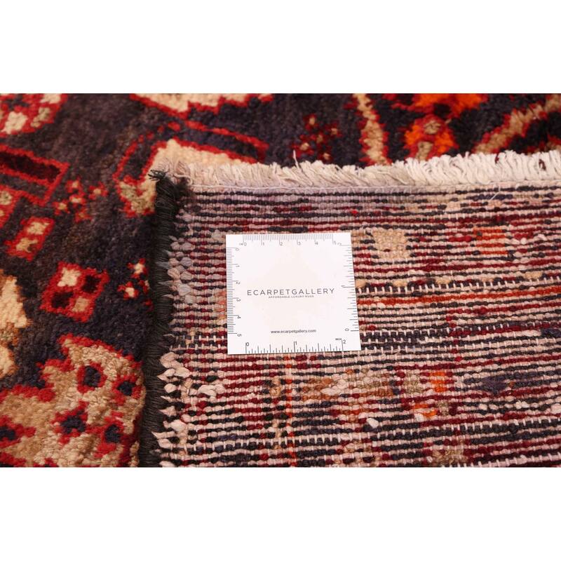 ECARPETGALLERY Hand-knotted Andelz Red Wool Rug - 4'6 x 7'1