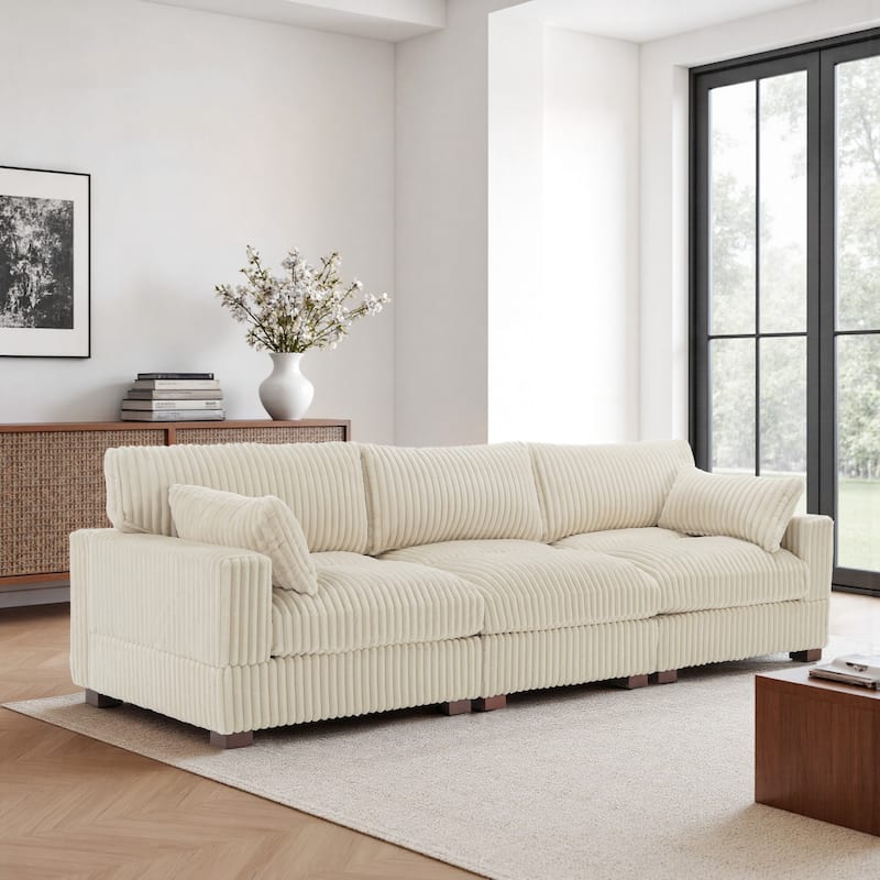 U-shaped Modular Sectional Set Upholstered Sofa Couch