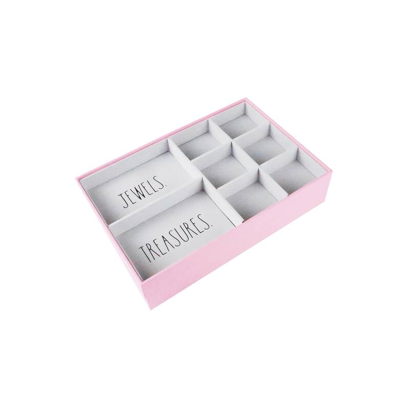 Rae Dunn Set 2 Stackable Jewelry Trays