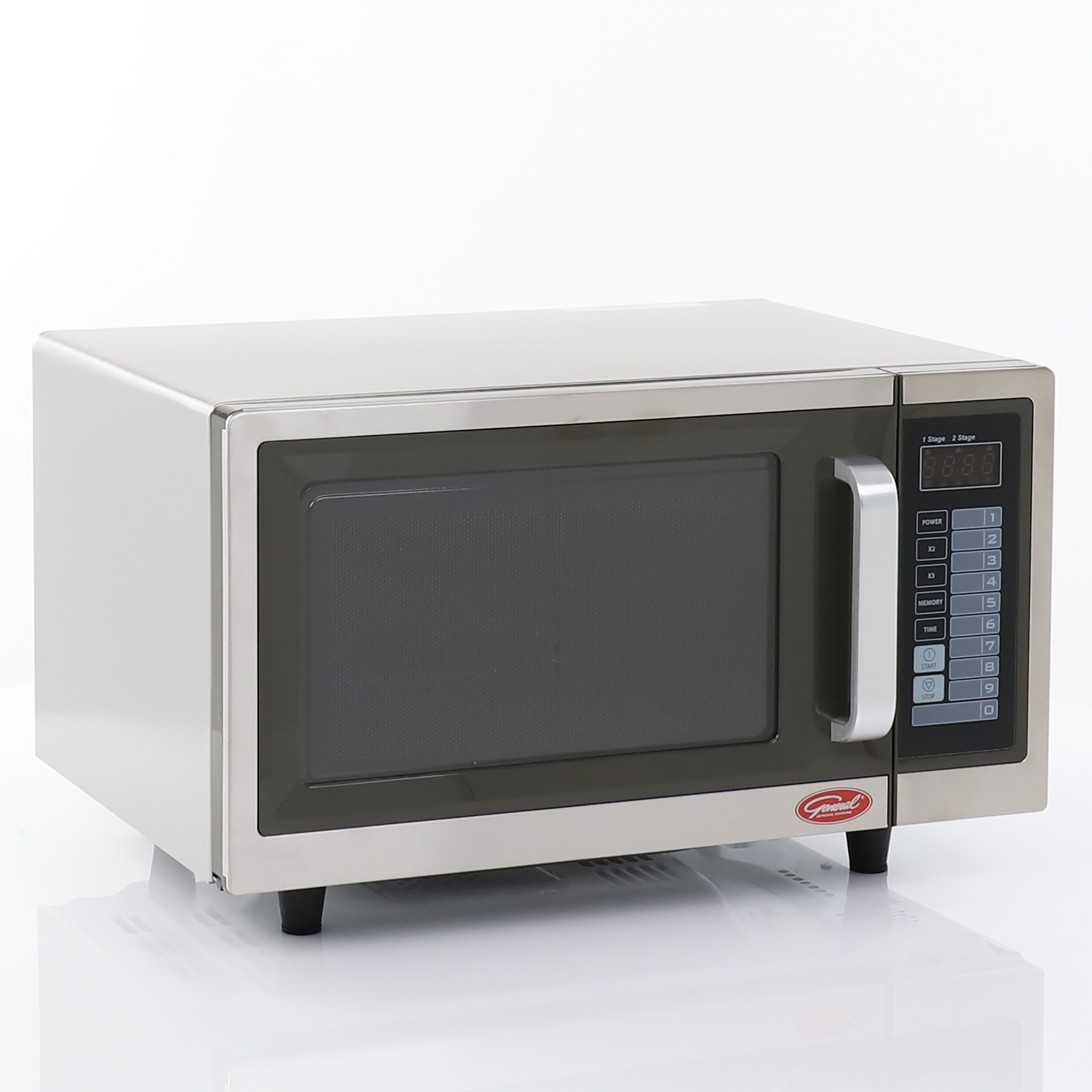 General Commercial Microwave with Digital Touch Pad, 120V/1,000W, in Stainless Steel