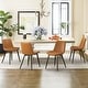 preview thumbnail 33 of 103, LUE BONA Modern Industrial Counter Stools Faux Leather Upholstered Counter Height Bar tools with Back