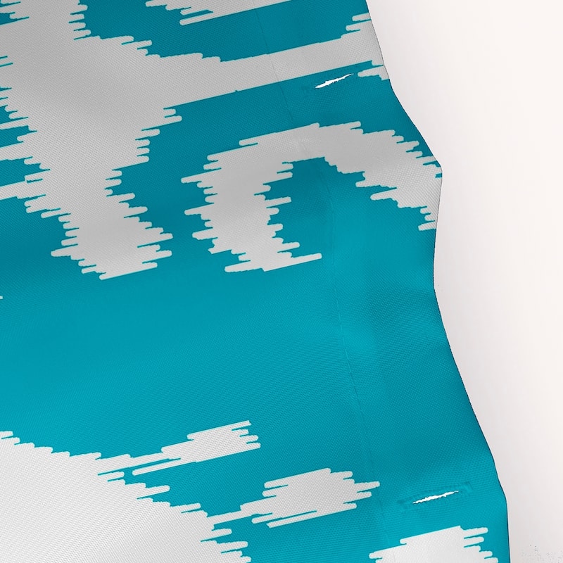 71 x 74-inch Ikat Geometric Print Shower Curtain
