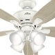 preview thumbnail 6 of 15, Hunter 52' Amberlin Ceiling Fan with LED Light Kit, Pull Chains - Farmhouse, Transitional, Rustic
