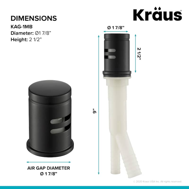 KRAUS Dishwasher Air Gap