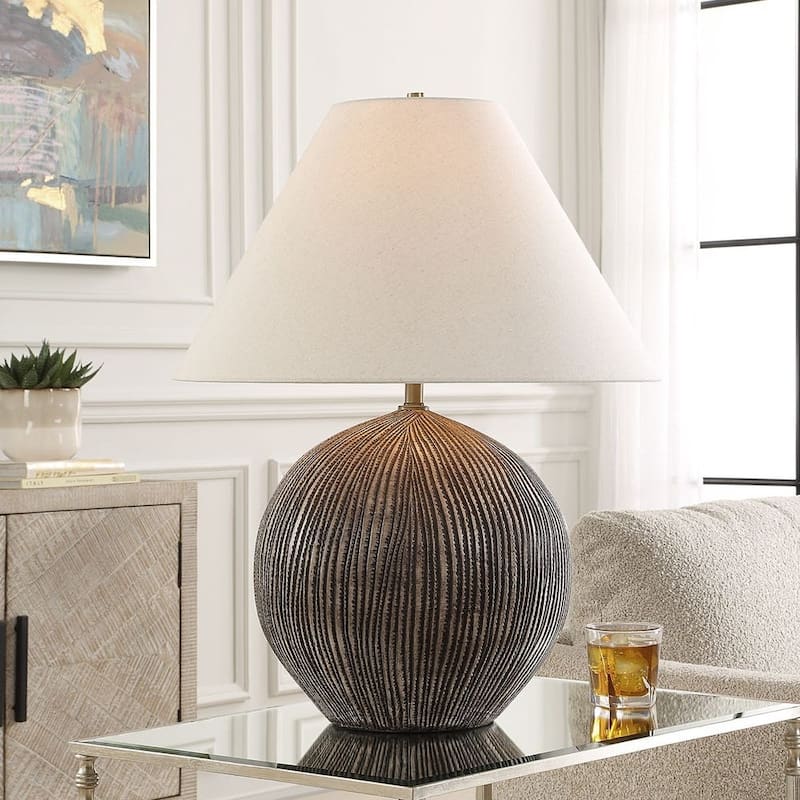 Uttermost Sayre Dark Brown Table Lamp - N/A