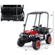 preview thumbnail 13 of 40, Kids Ride On Golf Cart with Remote 24V Rechargeable Battery USB Music and Sun Awning - 53.5" × 28" × 45" (L x W x H)