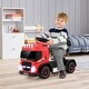 preview thumbnail 35 of 34, 6V Kids Electric Ride-on Truck with Height Adjustable Seat - 28" x 12" x 18"