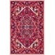 preview thumbnail 5 of 13, SAFAVIEH Handmade Bellagio Gwendolyn Modern Oriental Wool Rug 2'6" x 4' - Red/Pink - Rectangle