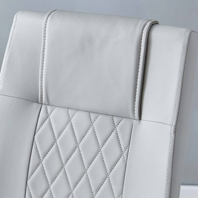Dining Chairs with Faux Leather,Side Chairs(Set of 8)