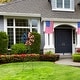 preview thumbnail 2 of 7, Glitzhome 41.25"H Stars & Stripes Metal Wind Spinner Wall decor Yard Stake