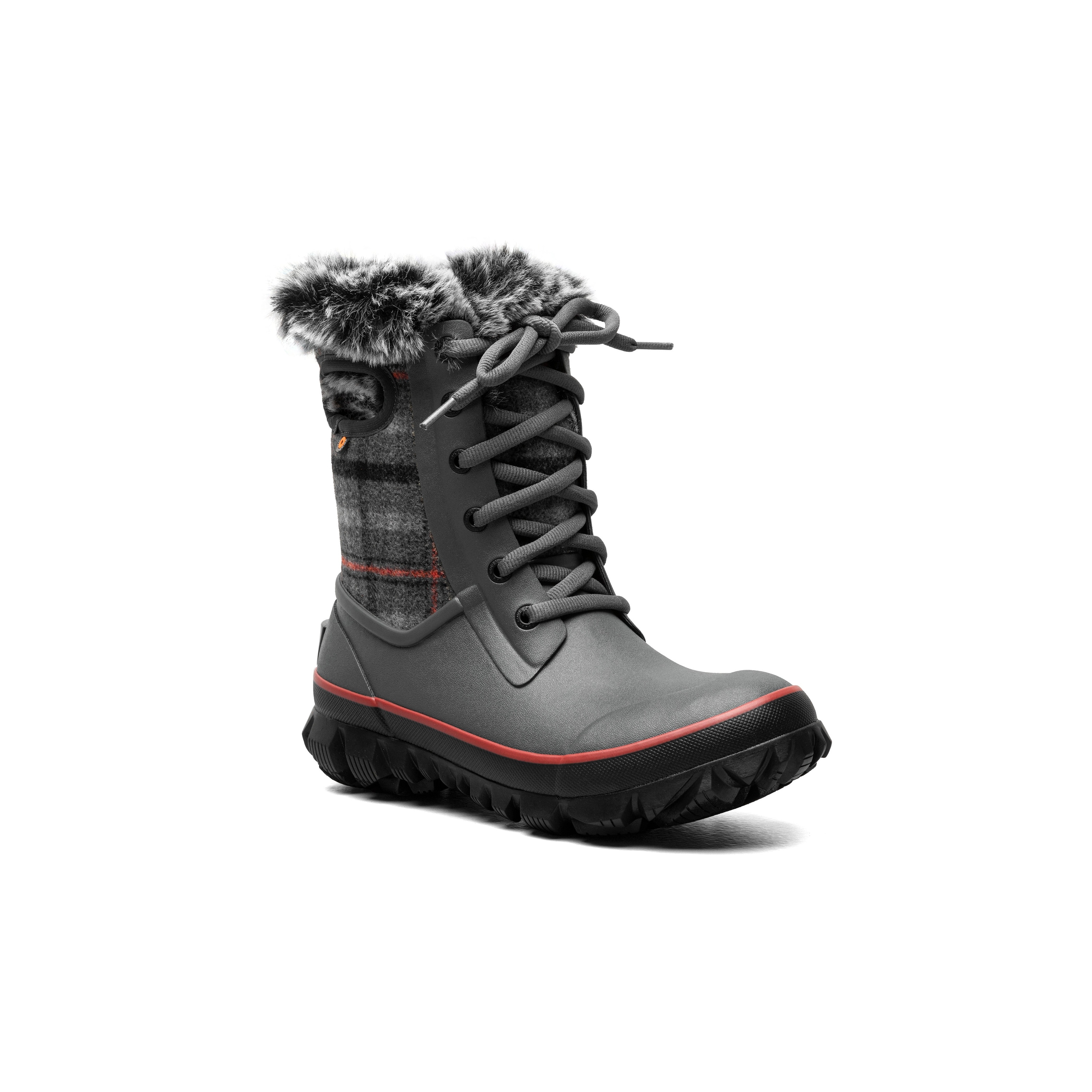 Bogs Women's Arcata Cozy Plaid Winter Boot