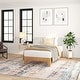 preview thumbnail 39 of 72, Wood Platform Bed with 14 Wooden Support Slats