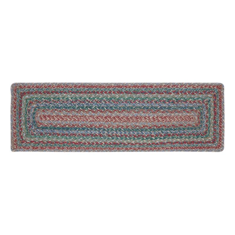 Multi Jute Stair Tread Rect Latex 8.5x27