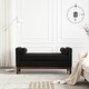 preview thumbnail 1 of 29, 53.5"W Elegant Upholstered Bench with Pillows for End of Bed, Bedroom, Living Room
