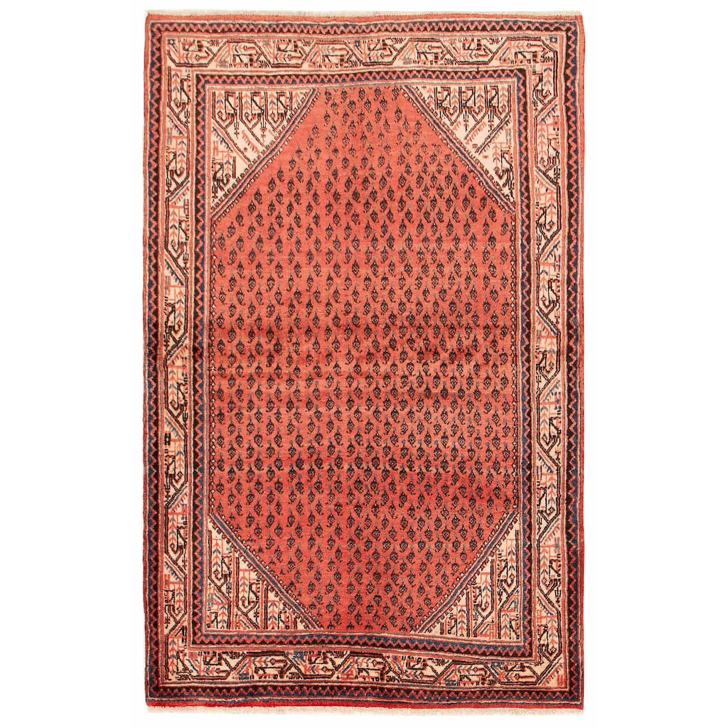 Andelz Red Rug 4'5" x 7'0" - 4'5 x 7'0
