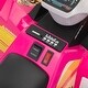 preview thumbnail 43 of 71, White 6V Electric ATV Ride-On with Trailer, Bluetooth, Music, Power Display for Kids Ages 3-6