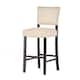 Mayfield Contemporary Linen Barstool (Set of 2) by Christopher Knight Home - 22.25" D x 18.50" W x 44.50" H