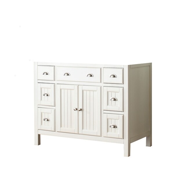 Avanity HAMILTON-V42 Hamilton 42" Wood Free Standing Vanity Cabinet Only - French White