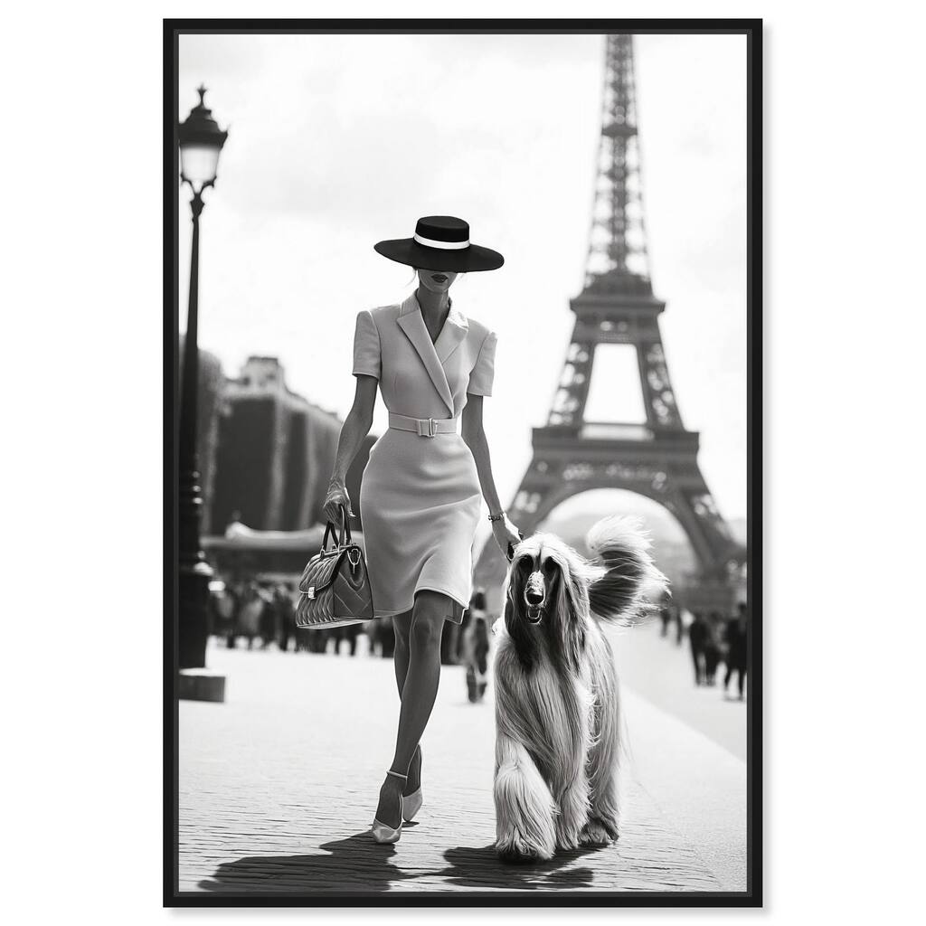 Fashionable Locks Noir Canvas by Art Remedy