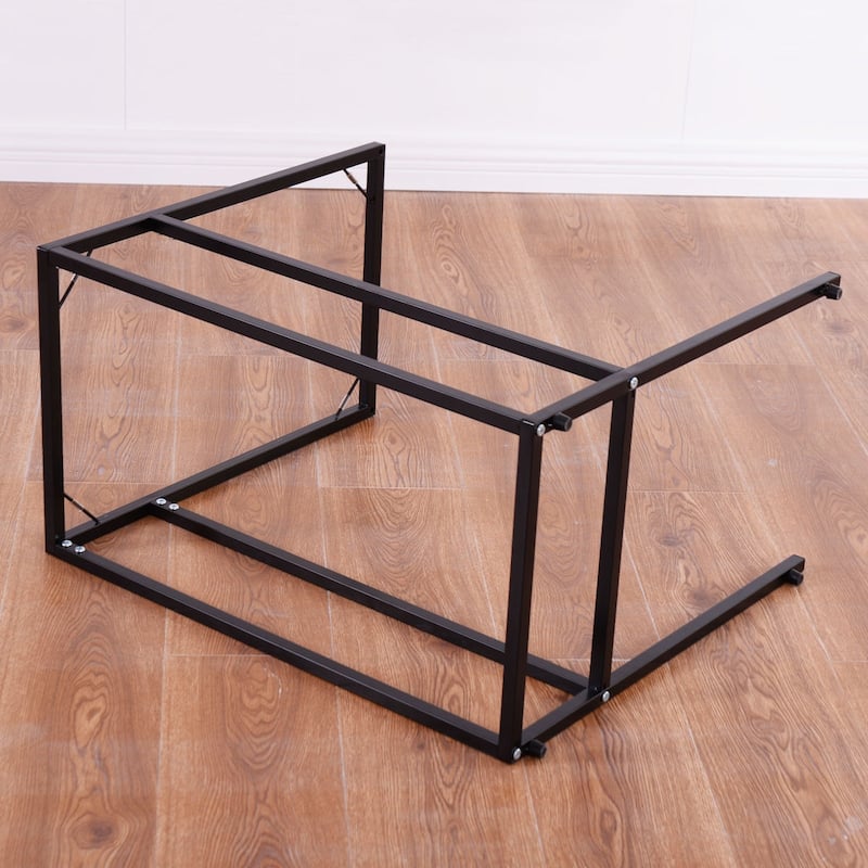 Costway 2PCS Coffee Tray Side Sofa End Table Ottoman Couch Stand TV