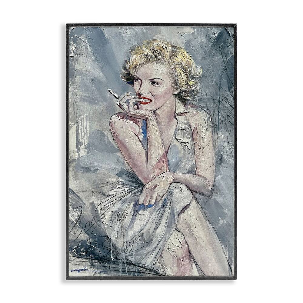 Stupell Elegant Marilyn Abstraction Framed Giclee Art Design By Lucille Lee