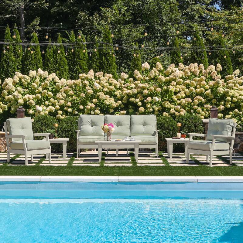 HIGHWOOD Lehigh 6-Piece Couch and Chair Deep Seating Set