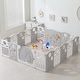 preview thumbnail 2 of 11, YUKOOL Foldable Baby Playpen - Portable, Educational, and Safe Play Yard – 14 Panels