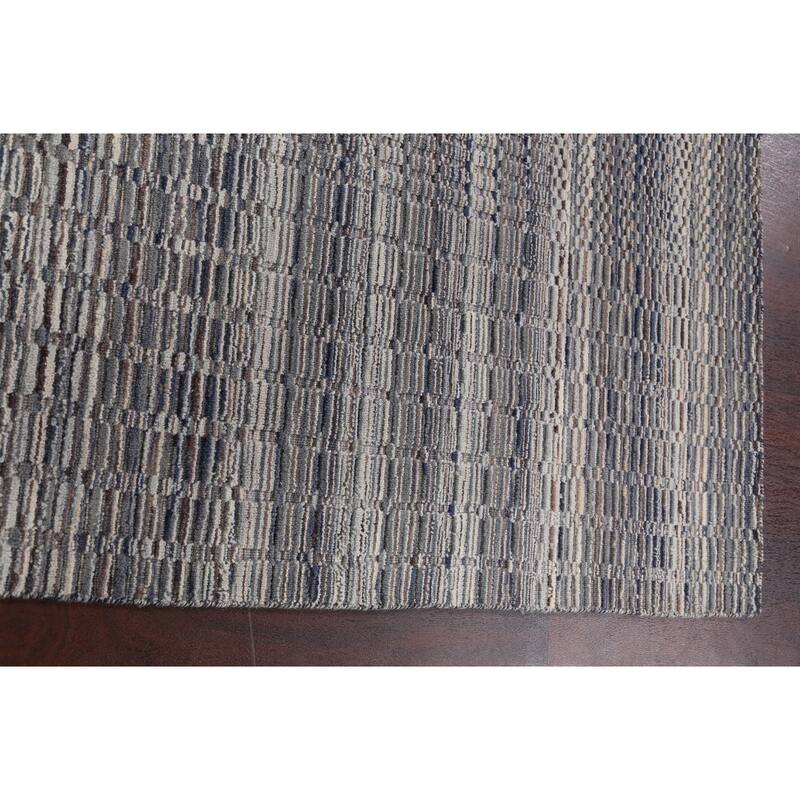 Stunning Geometric Modern Moroccan Oriental Area Rug Wool Hand-knotted - 5'0" x 7'6"