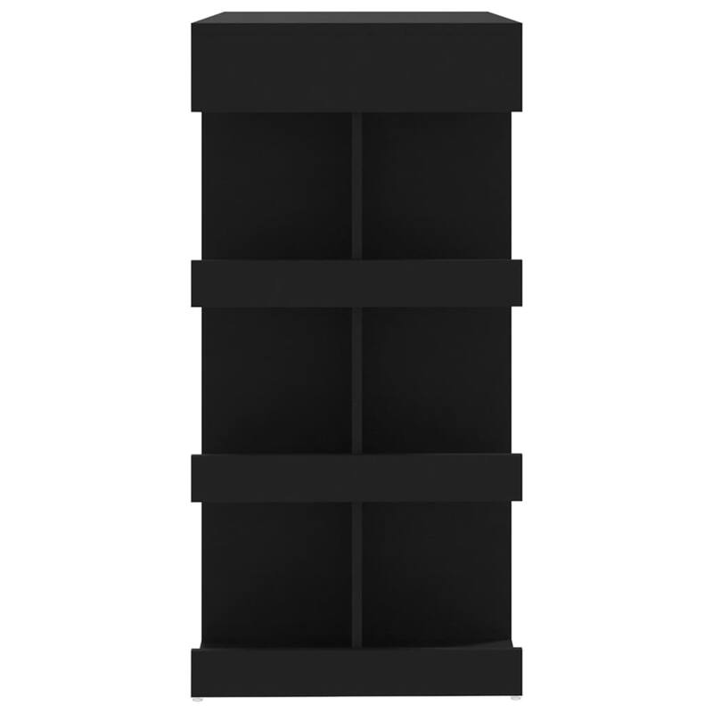 vidaXL Bar Table with Storage Rack 39.4"x19.7"x40" Engineered Wood - 39.4" x 19.7" x 40"