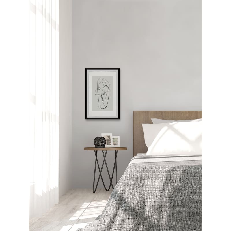'Lost Face' Framed Painting Print