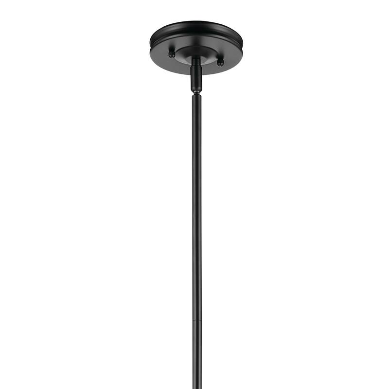Kichler Lighting Laria 10.5 Inch 1 Light Pendant with Clear Glass in Black