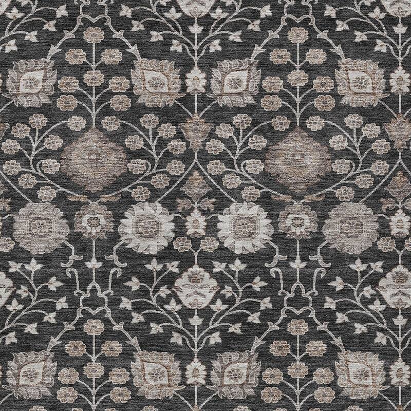 HomeRoots Floral Transitional Rectangle Outdoor Rug