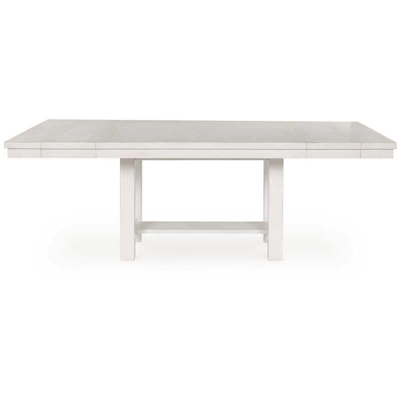 Signature Design by Ashley Robbinsdale Antique White Rectangular Dining Extension Table - 42"W x 86"D x 30"H - 42"W x 86"D x 30"H - White