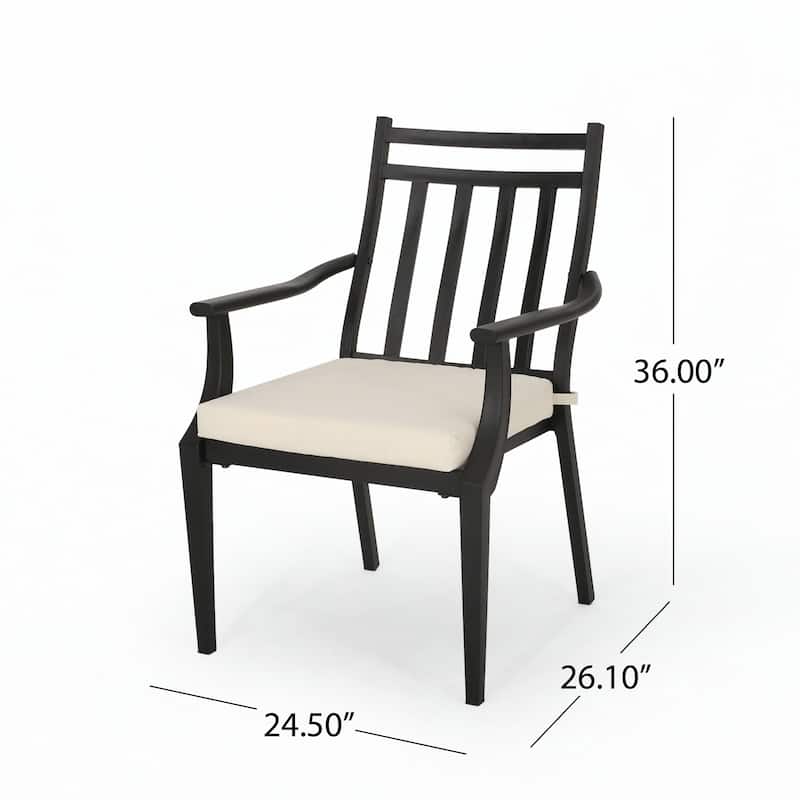 Outdoor 3PC METAL BISTRO SET with Cushions