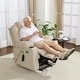 preview thumbnail 10 of 77, MCombo Electric Power Lift Recliner Chair Sofa with Massage and Heat, 3 Positions, USB Ports, Faux Leather